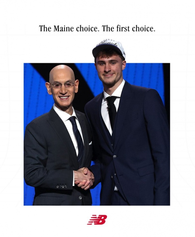 New Balance祝贺弗拉格当选状元秀：缅因州的选择 第一选择