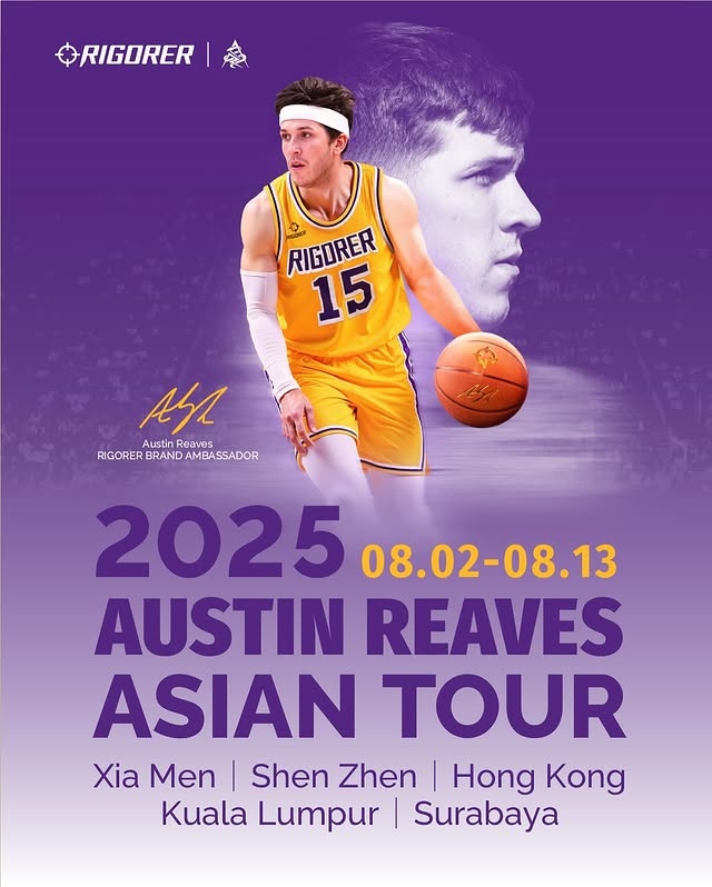 里夫斯公布今年亚洲行行程：厦门→深圳→香港→吉隆坡→泗水市